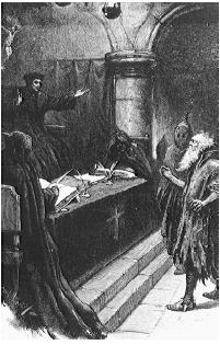 The Spanish Inquisition was ordered to rid Europe of heretics. By 1257, the Church officially sanctioned torture as a means of forcing witches, sorcerers, and shapeshifters to confess their alliance with Satan. (FORTEAN PICTURE LIBRARY)